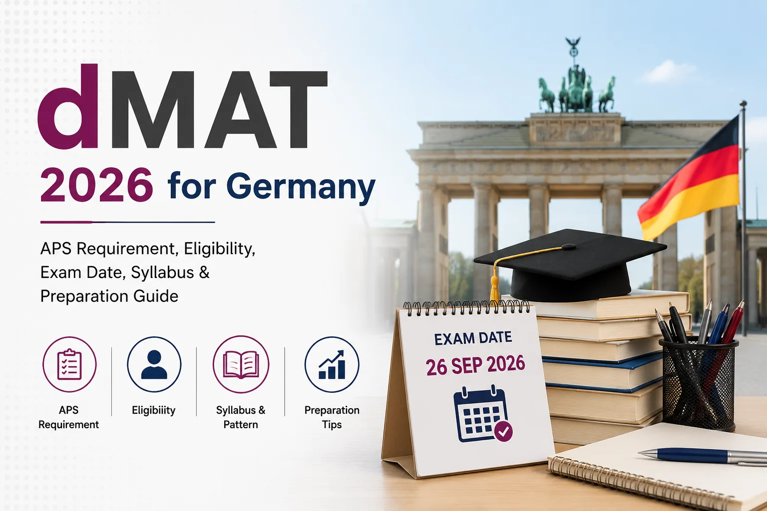 dMAT 2026 for Germany: New APS Requirement, Eligibility, Exam Date, Syllabus & Preparation Guide