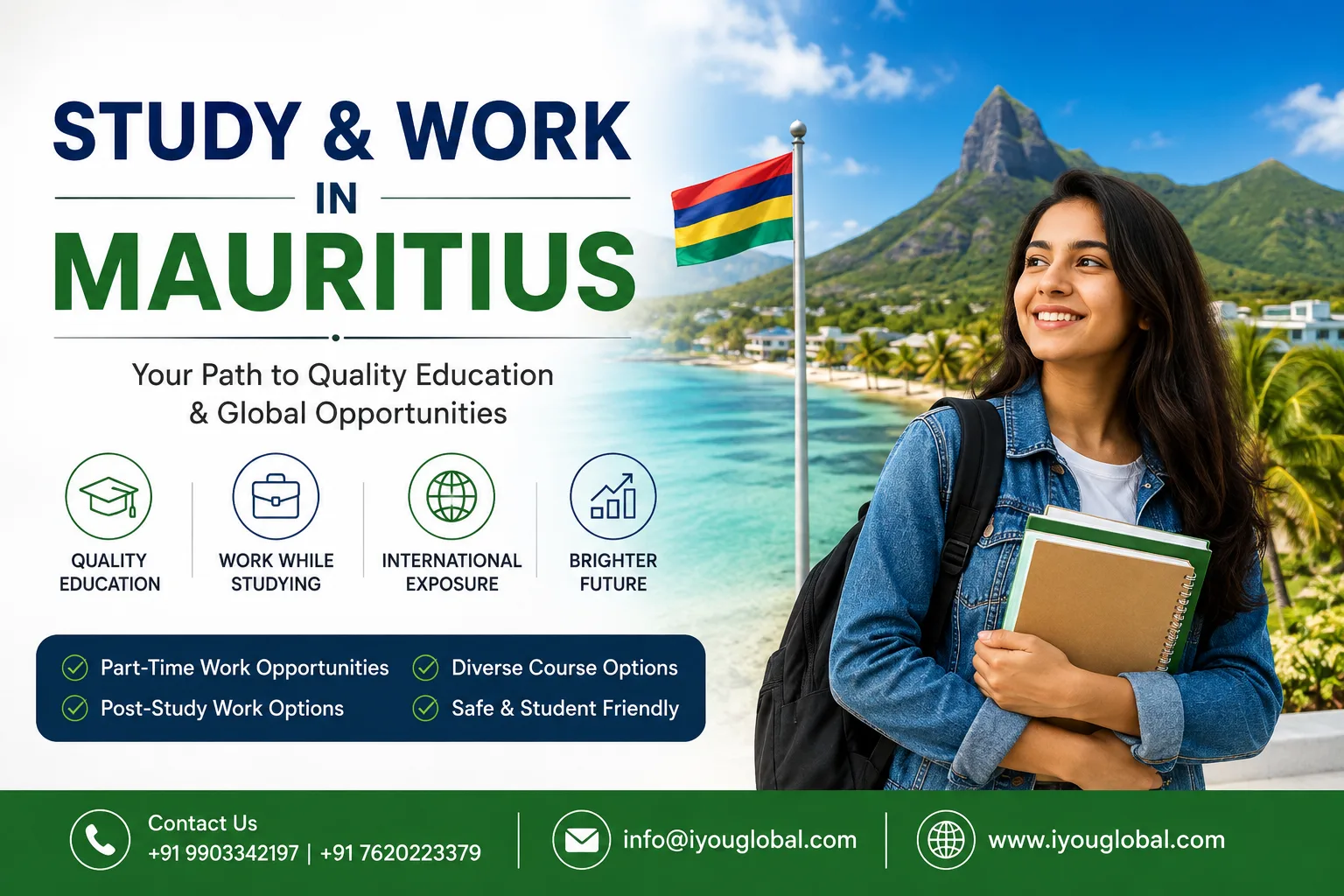 Study and Work in Mauritius for Indian Students 2026–27: Courses, Fees, Visa & Job Opportunities
