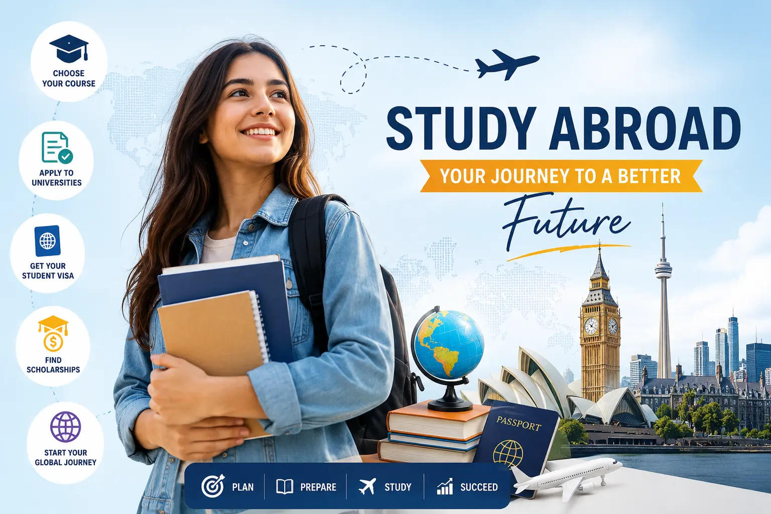 Complete Study Abroad Guide for First-Time International Students