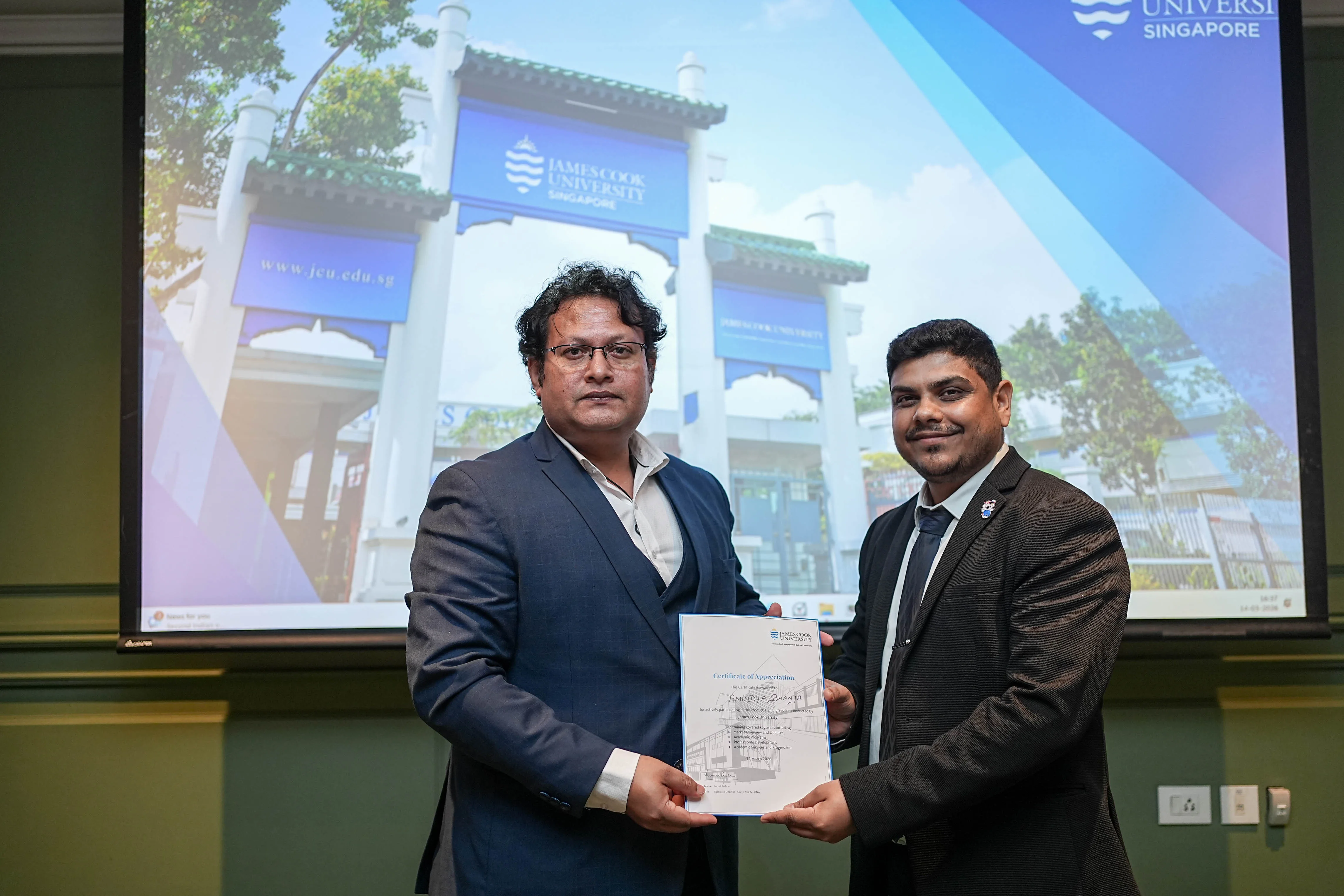 James Cook University Singapore Training & Certification