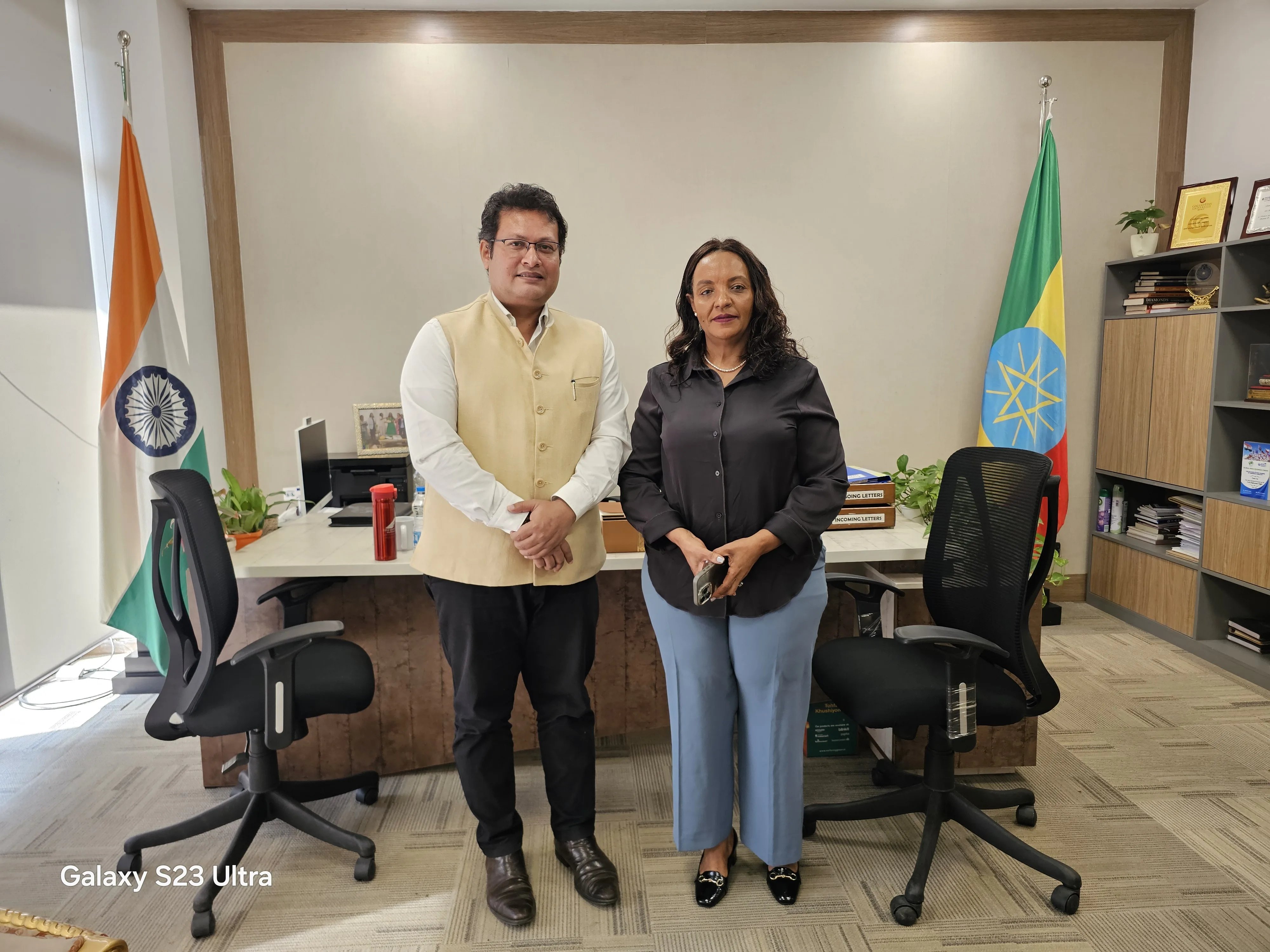 Visit to the Ethiopian Embassy